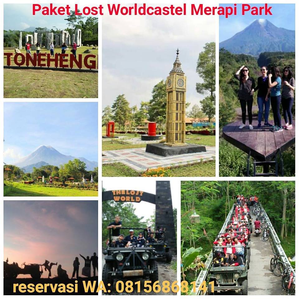 the lost world castel merapi - the world landmark merapi park-stonehenge merapi